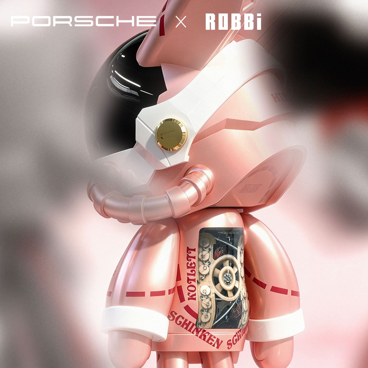 Porsche × ROBBi Pink Pig