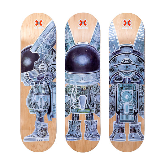 ROBBi x X GAMES CHINA TRIPLE-X Skateboard (MEGA SET)
